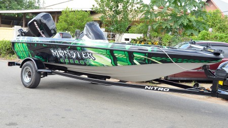 Monster Energy Boat