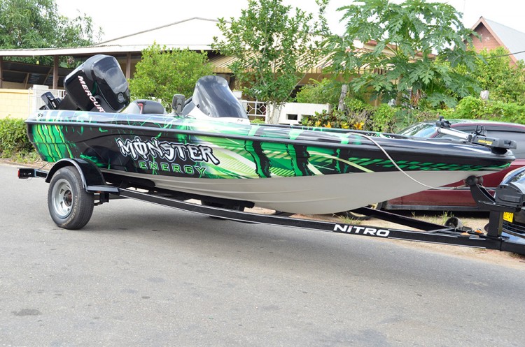 Monster Energy Boat